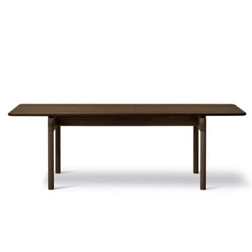 Fredericia Furniture 6438 Post Table L: 225 cm - Røget Eg