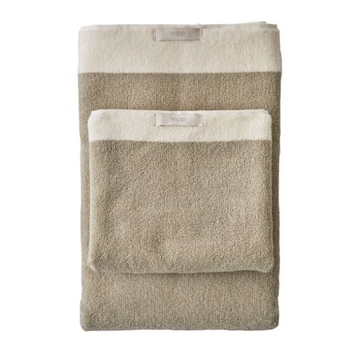 Vipp 103 Håndklæde 50x100 cm - Økologisk Bomuld/Khaki