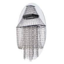 Bild von DCW Editions Lampe C Wand H: 58 cm - Stahl/Schwarz