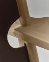 Bild von Fredericia Furniture 2229 Børge Mogensen Limited Edition Jagdstuhl 75-jähriges Jubiläum - Geölte Esche/Dunkelbraunes Leder