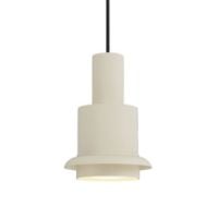 Bild von DCW Editions Chaumont Pendelleuchte Ø: 19 cm - Edelstahl/Weiß