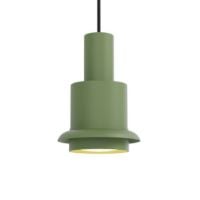 Bild von DCW Editions Chaumont Pendelleuchte Ø: 19 cm - Edelstahl/Grün