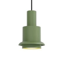 Bild von DCW Editions Chaumont Pendelleuchte Ø: 19 cm - Edelstahl/Grün