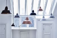 Bild von Made By Hand Werkstattlampe W5 Ø: 82 cm - Weinrot