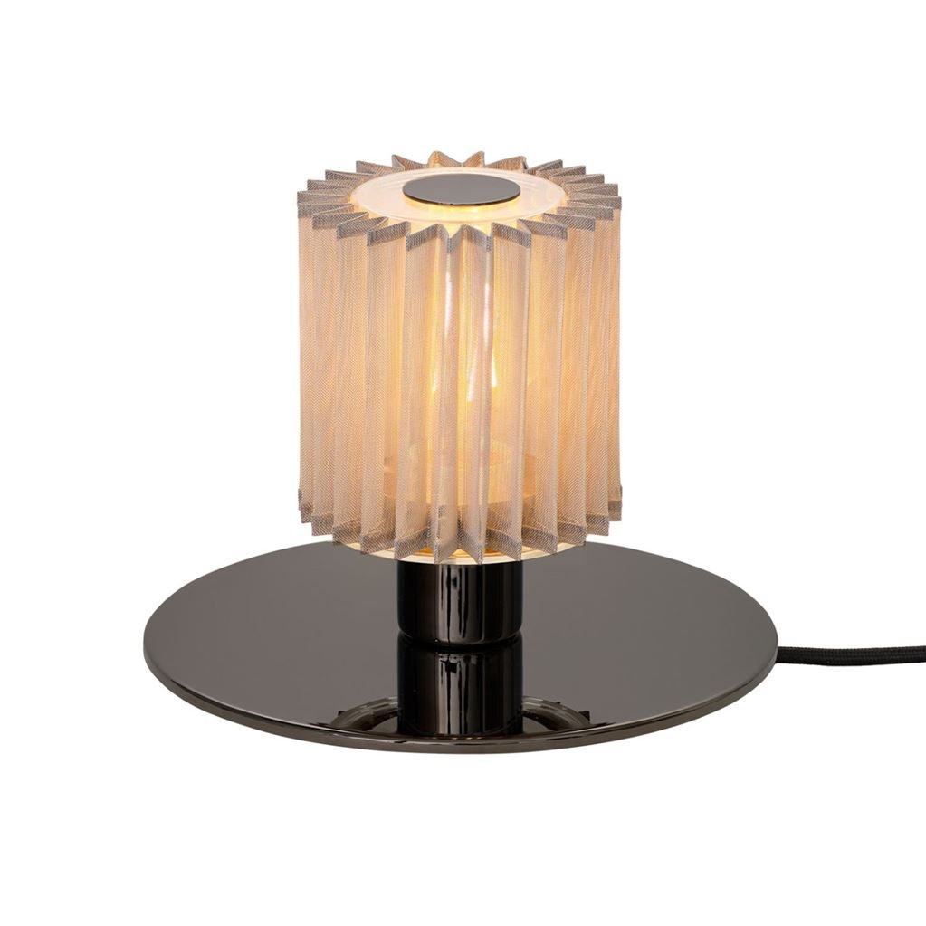 Bild von DCW Editions In The Sun 220 Bordlampe Ø: 22 cm - Schwarz/Mesh Silber