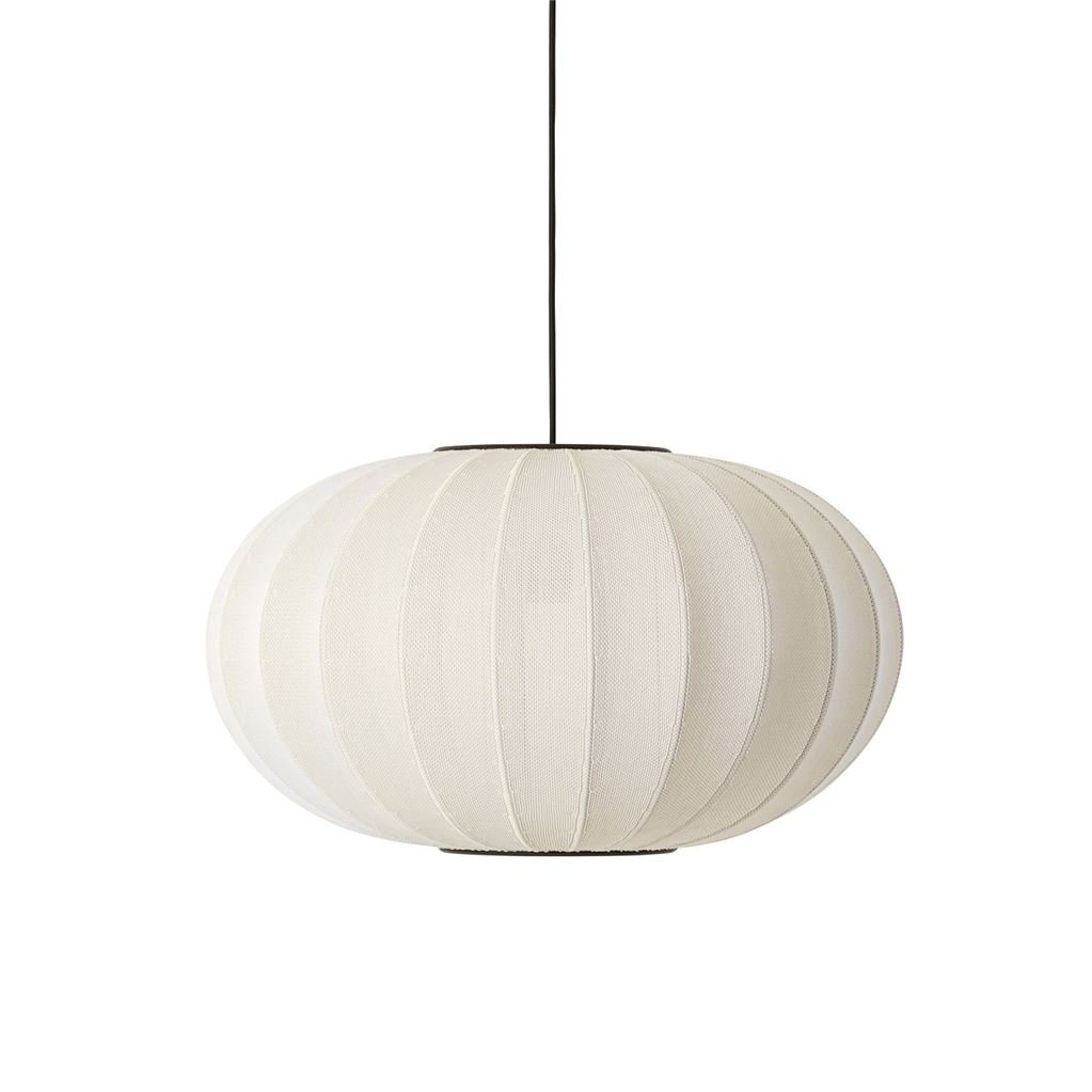 Bild von Made By Hand Knit-Wit Oval Pendelleuchte Ø: 57 cm - Perlweiß