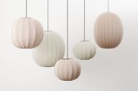 Bild von Made By Hand Knit-Wit Oval High Pendelleuchte Ø: 65 cm - Perlweiß