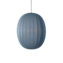 Bild von Made By Hand Knit-Wit Oval High Pendant Ø: 65 cm - Blauer Stein