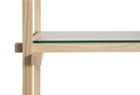 Bild von HAY Woody Column Low 2.0 B: 75,5 cm - Seifenbehandelte Eiche/Glas