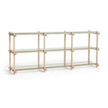 Bild von HAY Woody Column Low 2.0 B: 206,5 cm - Seifenbehandelte Eiche/Glas
