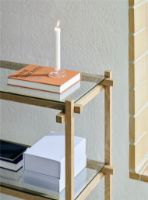 Bild von HAY Woody Column Low 2.0 B: 206,5 cm - Seifenbehandelte Eiche/Glas