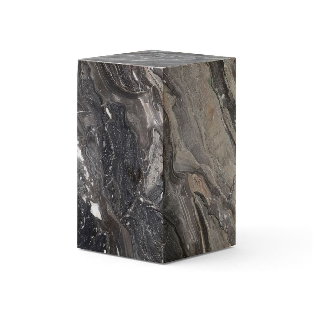 Bild von Audo Copenhagen Plinth Tall H: 51 cm - Grey Galaxy Marble