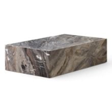 Bild von Audo Copenhagen Sockel niedrig 27x60x100 cm - Grauer Galaxy-Marmor