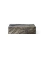 Bild von Audo Copenhagen Sockel niedrig 27x60x100 cm - Grauer Galaxy-Marmor
