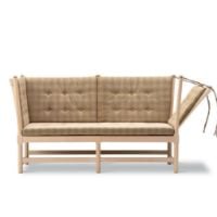 Bild von Fredericia Furniture 1789 2-Personen-Lattenrostsofa Rechts L: 160 cm - Seifenbehandelte Buche/Steelcut Beat 335