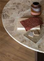 Bild von Audo Copenhagen Androgyne Esstisch Ø: 120 cm - Natur Eiche/Grau Galaxy Marmor