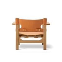 Bild von Fredericia Furniture 2226 Der spanische Stuhl von Børge Mogensen – Naturleder/geölte Eiche