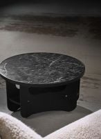 Bild von Bent Hansen Vido Couchtisch Ø: 81,5 cm - Schwarze Esche/Schwarzer Marmor