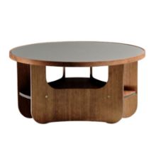 Bild von Bent Hansen Vido Couchtisch Ø: 81,5 cm - Geräucherte Eiche/Graues Laminat