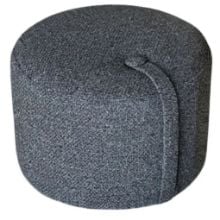 Bild von We Do Wood Designbite Pouf Mittel H: 33 cm - Polyester/Denim