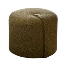 Bild von We Do Wood Designbite Pouf, klein, H: 42 cm, Polyester/Senf
