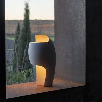 Bild von DCW Editions La Lampe B Grande B H: 51 cm – Aluminium/Weiß
