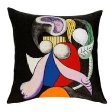 Bild von Poulin Design Picasso Pude 45x45 cm – Frau mit Blume (1932)