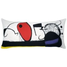 Bild von Poulin Design Miró Pude 33x70 cm - Frau mit 3 Haaren, Vögeln, Sternbildern (1973)