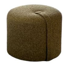 Bild von We Do Wood Designbite Pouf Medium H: 33 cm - Polyester/Senfgelb