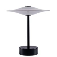 Bild von Piet Hein Sinus 22 Tragbare Tischleuchte H: 25 cm - Aluminium/Schwarz