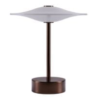 Bild von Piet Hein Sinus 22 Tragbare Tischleuchte H: 25 cm - Aluminium/Antikbronze