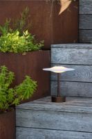 Bild von Piet Hein Sinus 22 Tragbare Tischleuchte H: 25 cm - Aluminium/Antikbronze