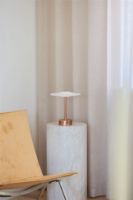 Bild von Piet Hein Sinus 22 Tragbare Tischleuchte H: 25 cm - Aluminium/Kupfer