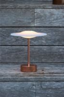 Bild von Piet Hein Sinus 22 Tragbare Tischleuchte H: 25 cm - Aluminium/Kupfer