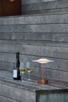 Bild von Piet Hein Sinus 22 Tragbare Tischleuchte H: 25 cm - Aluminium/Kupfer