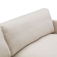 Bild von Wendelbo Maho 3-Sitzer Modul 37 L: 260 cm - Schwarz lackierter Stahl/Roco Col. 16