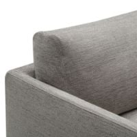 Bild von Wendelbo Maho 2,5-Sitzer Modul 40 L: 230 cm - Schwarz lackierter Stahl/Roco Col. 10