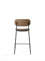 Bild von Audo Copenhagen Co Counter Chair Furniersitz gepolstert SH: 68,5 cm – Dunkel gebeizte Eiche/Reflect 0344