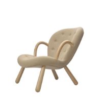 Bild von Paustian Arctander Lounge Chair mit Armlehne SH: 38 cm - Walnuss/Einar 127
