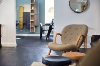 Bild von Paustian Arctander Lounge Chair mit Armlehne SH: 38 cm - Walnuss/Einar 127