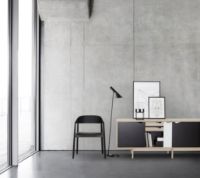 Bild von Andersen Furniture AC2 Stuhl SH: 43,5 cm 4er-Set – Schwarze Eiche/Schwarzes Leder