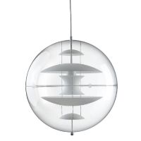 Bild von Verpan Verner Panton Globus Ø: 40 cm – Weiß/Glas
