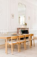 Bild von &Tradition Patch HW1 Ausziehbarer Tisch 180x90 cm - Geölte Eiche m. Beige Arizona 0748 Fenix Nano Laminat & Messing