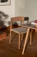 Bild von &Tradition TK1 Betty Stuhl SH: 47 cm – Eiche/Naturleinen