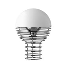 Bild von Verpan Wire Tragbare Lampe H: 25 cm - Aluminium/Weiß