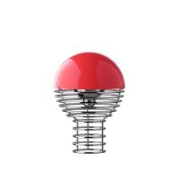 Bild von Verpan Wire Tragbare Lampe H: 25 cm - Aluminium/Rot