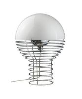 Bild von Verpan Wire Tischlampe H: 54 cm - Weiß 