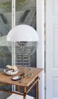 Bild von Verpan Wire Tischlampe H: 54 cm - Weiß 