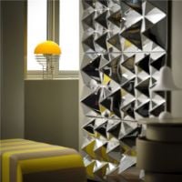 Bild von Verpan Wire Tischleuchte Ø: 30 cm - Chrom/Gelb