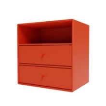 Bild von Montana Mini 1006 Modul mit 2 Schubladen 35x35 cm - 145 Rosehip